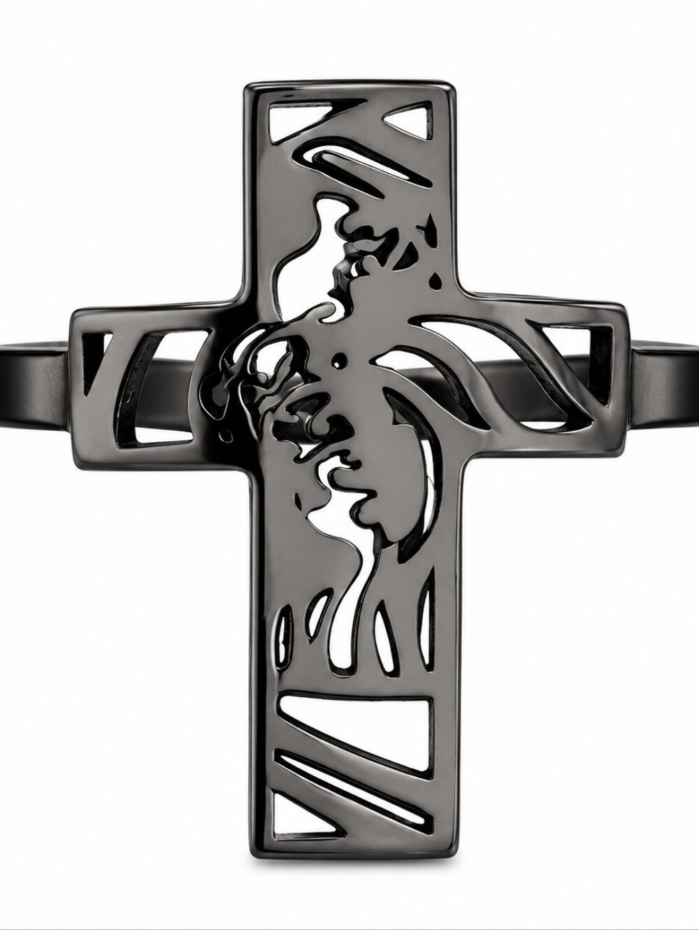 Jesus Cross Ring • Faith Statement Ring